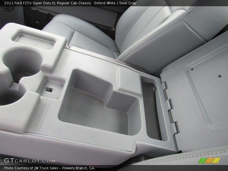 Oxford White / Steel Gray 2011 Ford F250 Super Duty XL Regular Cab Chassis