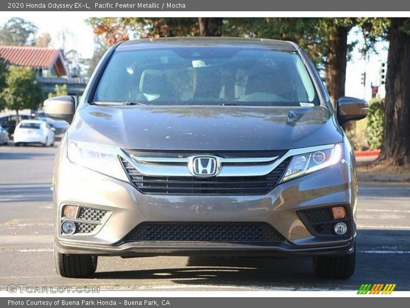 Pacific Pewter Metallic / Mocha 2020 Honda Odyssey EX-L