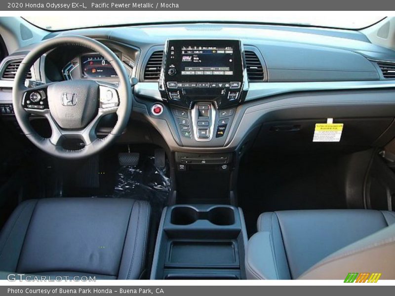 Pacific Pewter Metallic / Mocha 2020 Honda Odyssey EX-L
