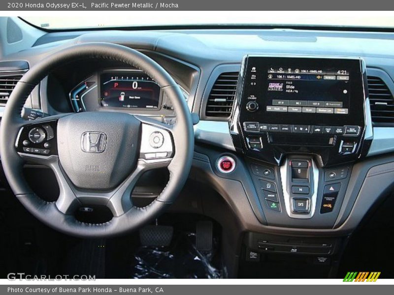 Pacific Pewter Metallic / Mocha 2020 Honda Odyssey EX-L