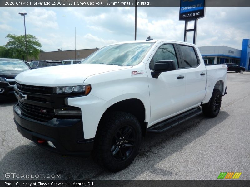 Summit White / Jet Black 2020 Chevrolet Silverado 1500 LT Z71 Crew Cab 4x4