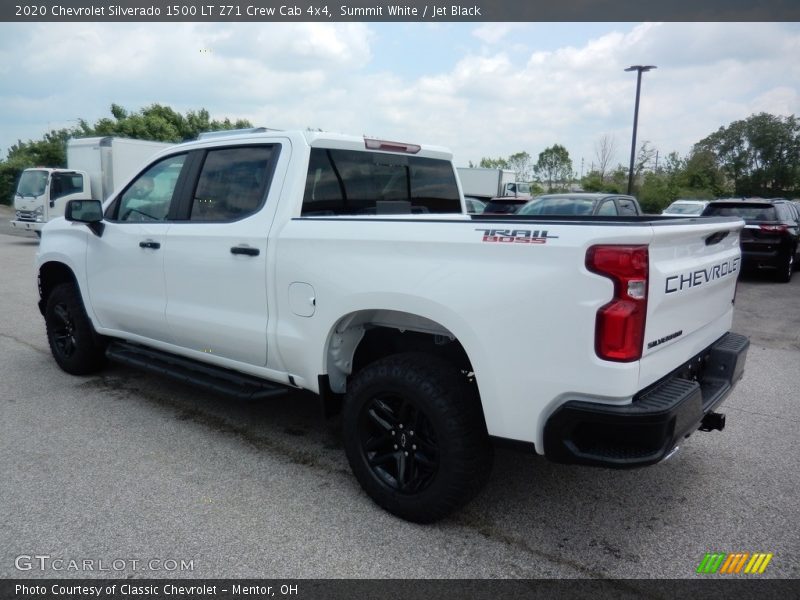 Summit White / Jet Black 2020 Chevrolet Silverado 1500 LT Z71 Crew Cab 4x4
