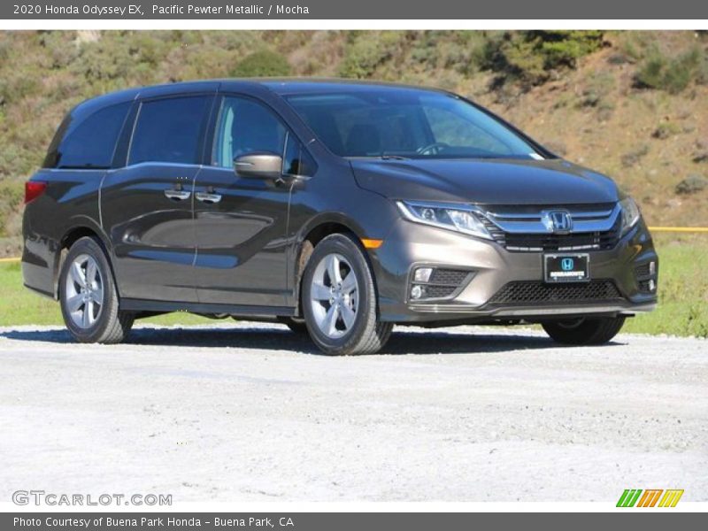 Pacific Pewter Metallic / Mocha 2020 Honda Odyssey EX