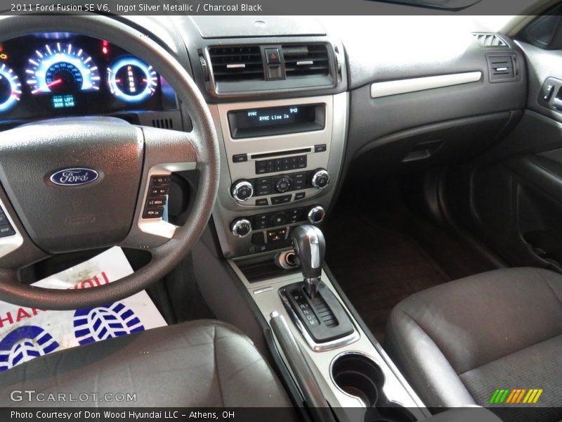 Ingot Silver Metallic / Charcoal Black 2011 Ford Fusion SE V6