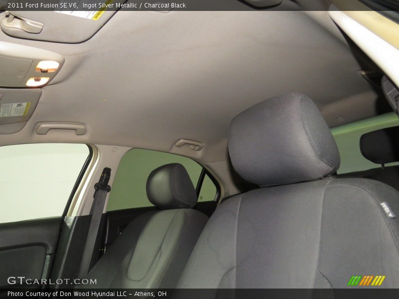 Ingot Silver Metallic / Charcoal Black 2011 Ford Fusion SE V6