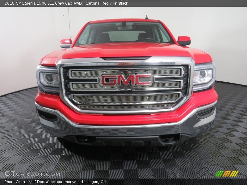 Cardinal Red / Jet Black 2018 GMC Sierra 1500 SLE Crew Cab 4WD