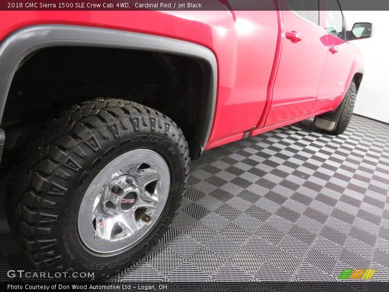 Cardinal Red / Jet Black 2018 GMC Sierra 1500 SLE Crew Cab 4WD