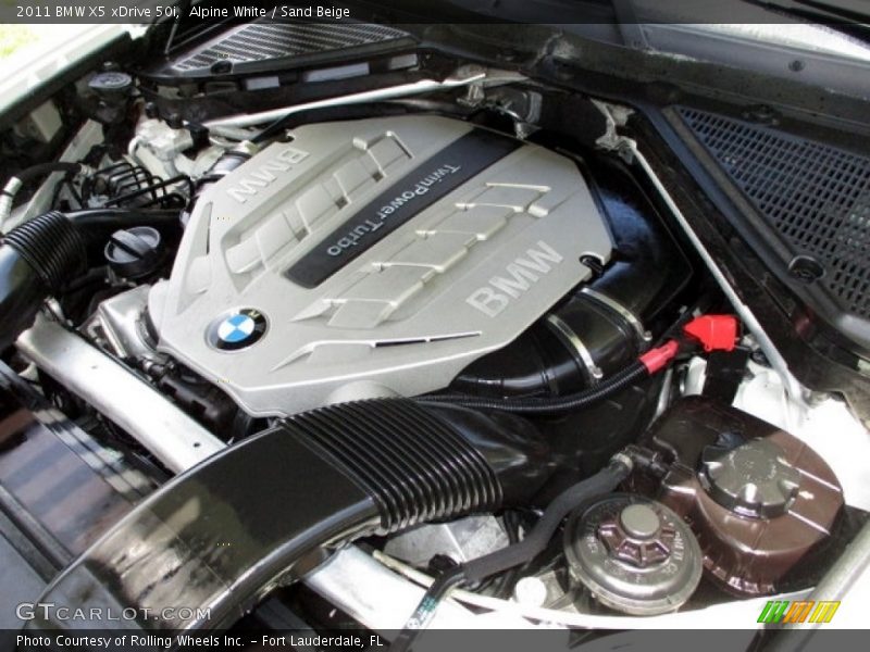 Alpine White / Sand Beige 2011 BMW X5 xDrive 50i