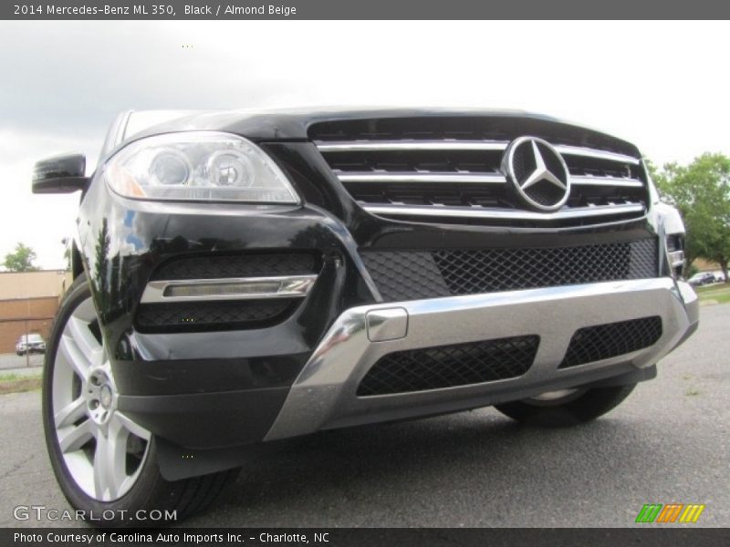 Black / Almond Beige 2014 Mercedes-Benz ML 350
