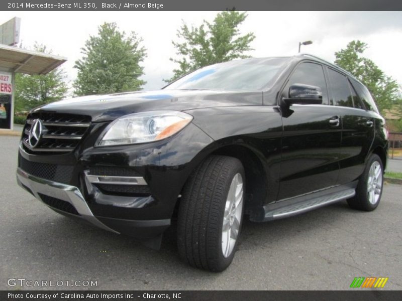 Black / Almond Beige 2014 Mercedes-Benz ML 350