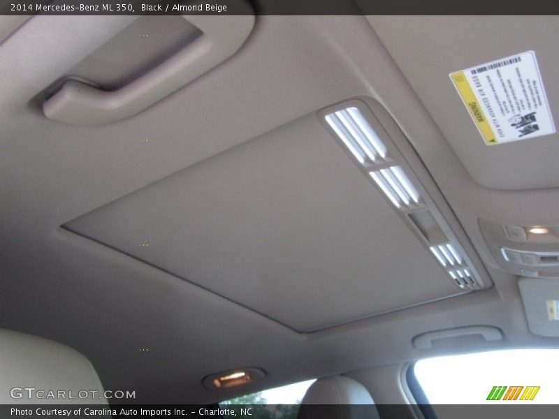Black / Almond Beige 2014 Mercedes-Benz ML 350