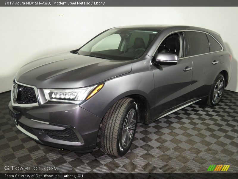 Modern Steel Metallic / Ebony 2017 Acura MDX SH-AWD