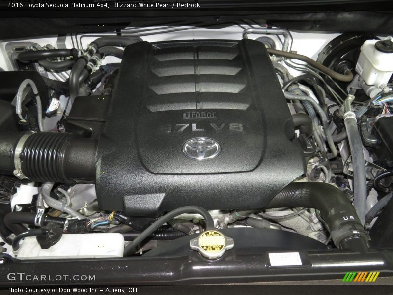 Blizzard White Pearl / Redrock 2016 Toyota Sequoia Platinum 4x4