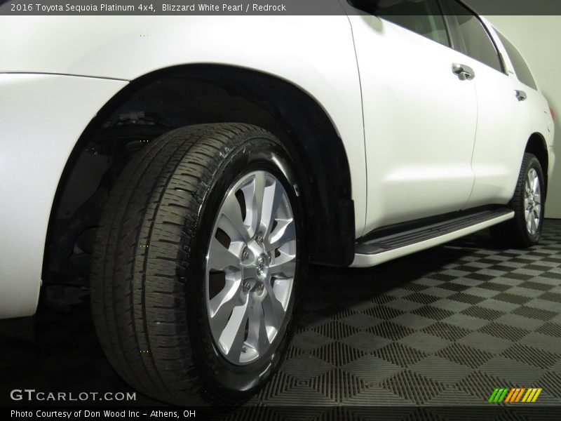 Blizzard White Pearl / Redrock 2016 Toyota Sequoia Platinum 4x4