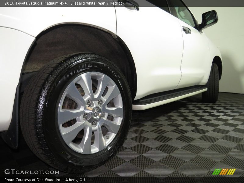 Blizzard White Pearl / Redrock 2016 Toyota Sequoia Platinum 4x4