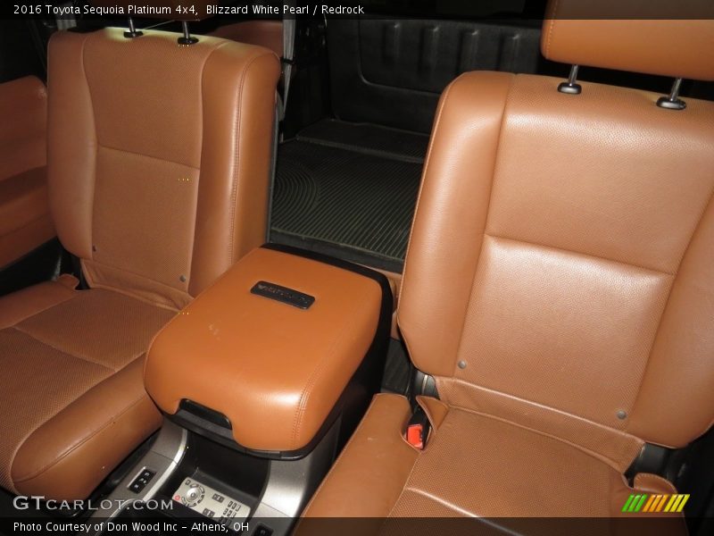 Blizzard White Pearl / Redrock 2016 Toyota Sequoia Platinum 4x4