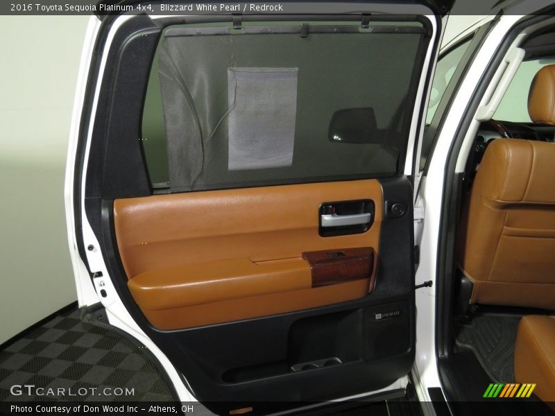 Blizzard White Pearl / Redrock 2016 Toyota Sequoia Platinum 4x4