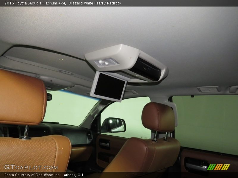 Blizzard White Pearl / Redrock 2016 Toyota Sequoia Platinum 4x4