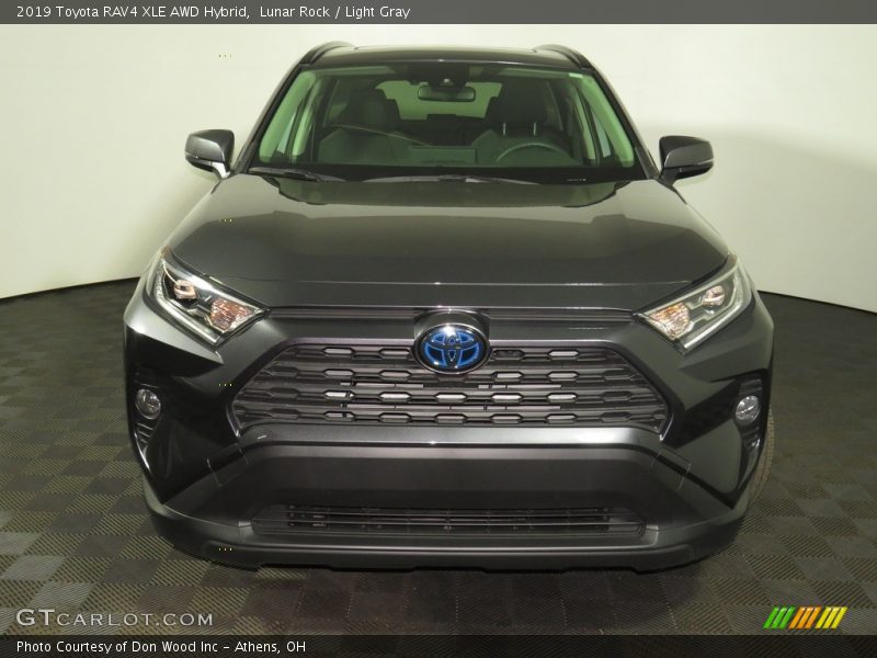 Lunar Rock / Light Gray 2019 Toyota RAV4 XLE AWD Hybrid