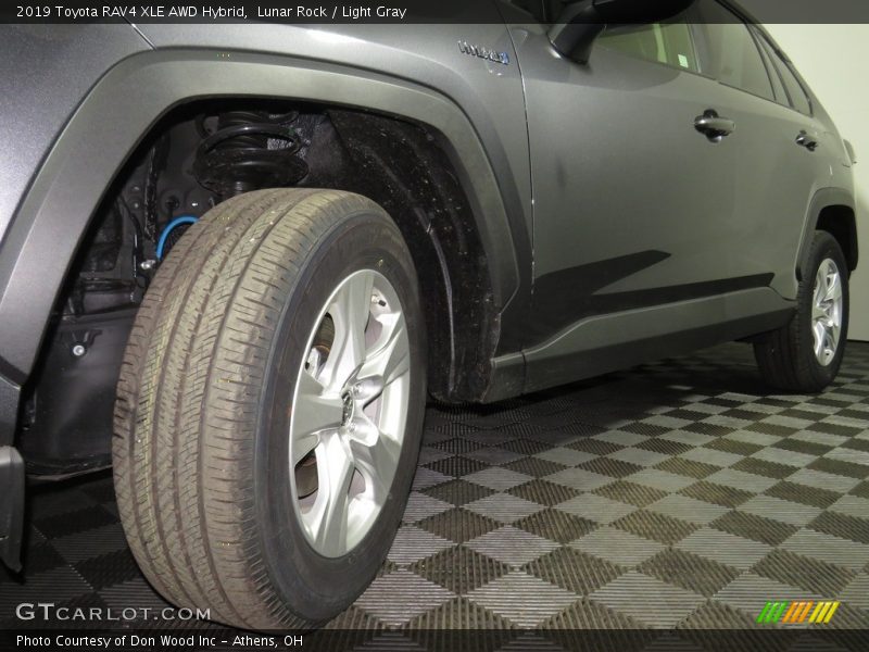 Lunar Rock / Light Gray 2019 Toyota RAV4 XLE AWD Hybrid