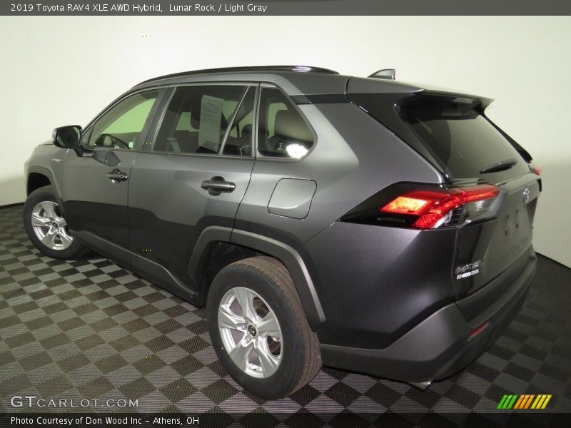 Lunar Rock / Light Gray 2019 Toyota RAV4 XLE AWD Hybrid