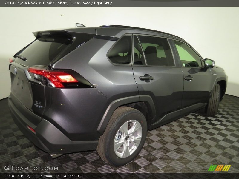 Lunar Rock / Light Gray 2019 Toyota RAV4 XLE AWD Hybrid
