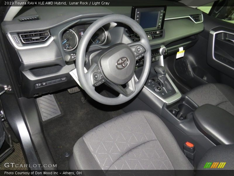 Lunar Rock / Light Gray 2019 Toyota RAV4 XLE AWD Hybrid