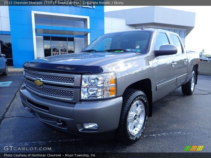 Graystone Metallic / Ebony 2013 Chevrolet Silverado 1500 LT Crew Cab 4x4