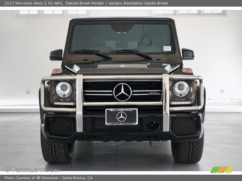 Dakota Brown Metallic / designo Manufaktur Saddle Brown 2017 Mercedes-Benz G 63 AMG