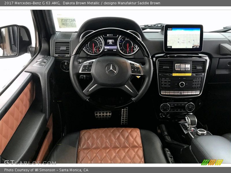 Dashboard of 2017 G 63 AMG