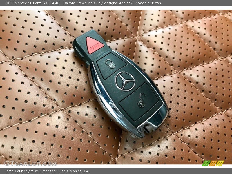 Keys of 2017 G 63 AMG