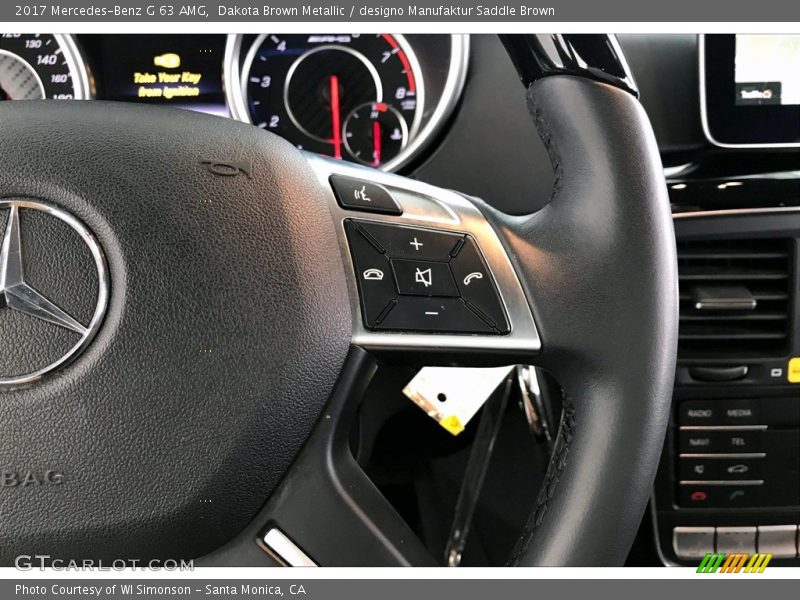 Dakota Brown Metallic / designo Manufaktur Saddle Brown 2017 Mercedes-Benz G 63 AMG