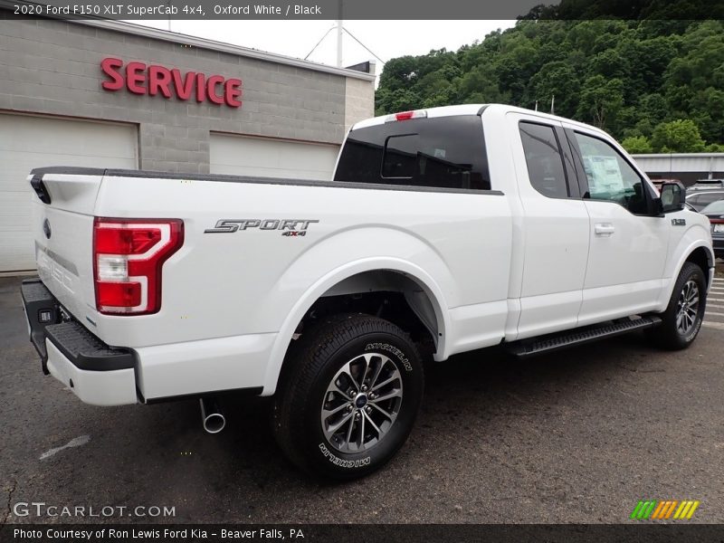 Oxford White / Black 2020 Ford F150 XLT SuperCab 4x4