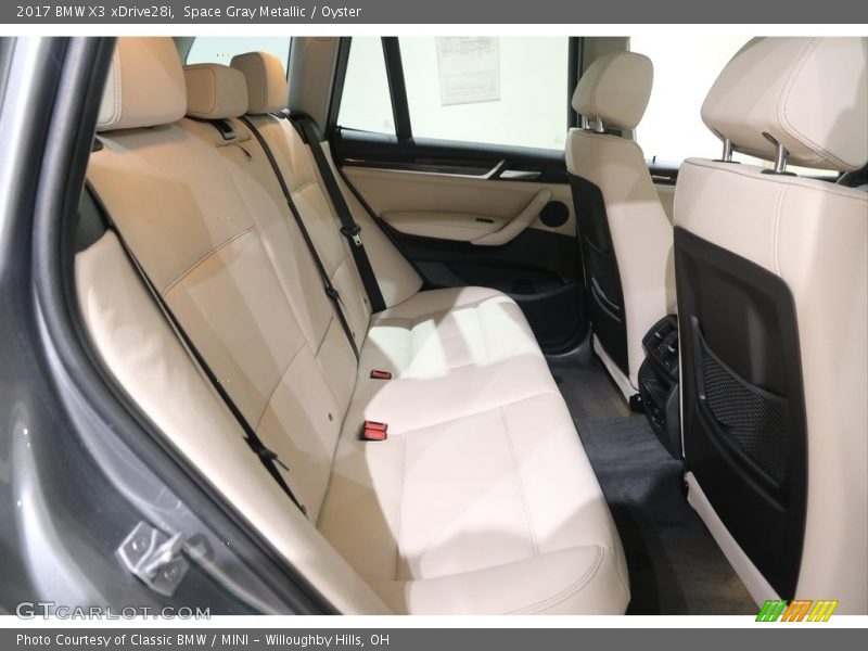 Space Gray Metallic / Oyster 2017 BMW X3 xDrive28i