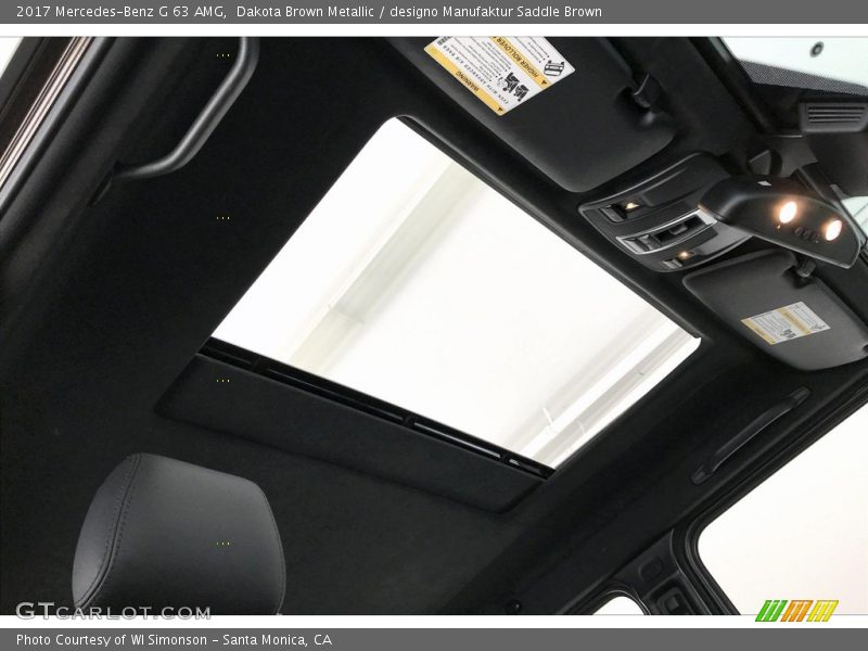 Dakota Brown Metallic / designo Manufaktur Saddle Brown 2017 Mercedes-Benz G 63 AMG
