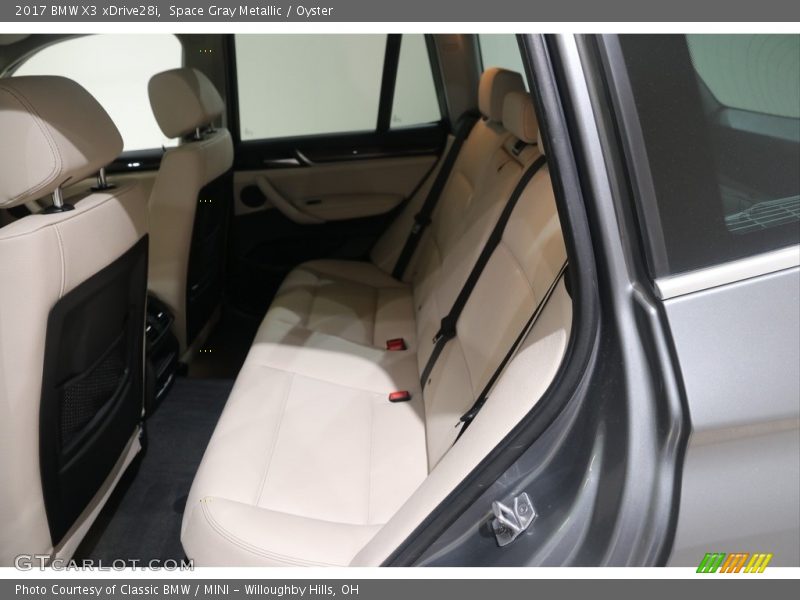 Space Gray Metallic / Oyster 2017 BMW X3 xDrive28i