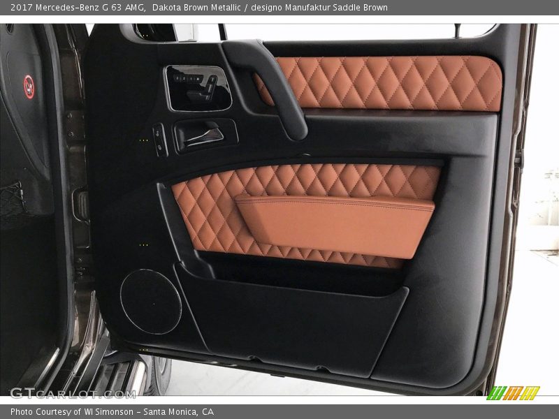 Dakota Brown Metallic / designo Manufaktur Saddle Brown 2017 Mercedes-Benz G 63 AMG
