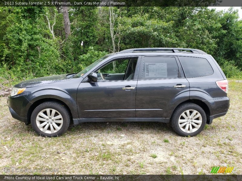 Dark Gray Metallic / Platinum 2013 Subaru Forester 2.5 X Premium