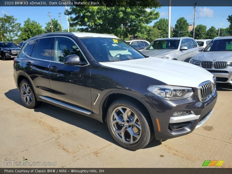 Dark Graphite Metallic / Black 2020 BMW X3 xDrive30i