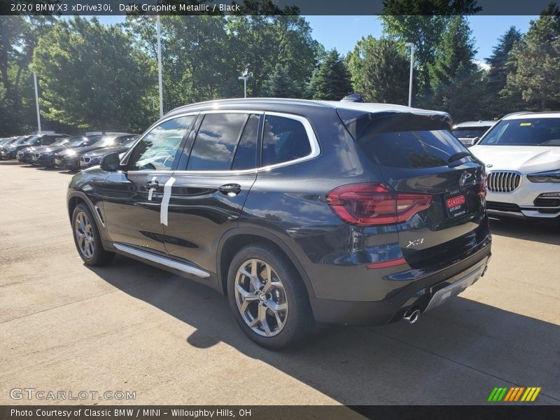 Dark Graphite Metallic / Black 2020 BMW X3 xDrive30i