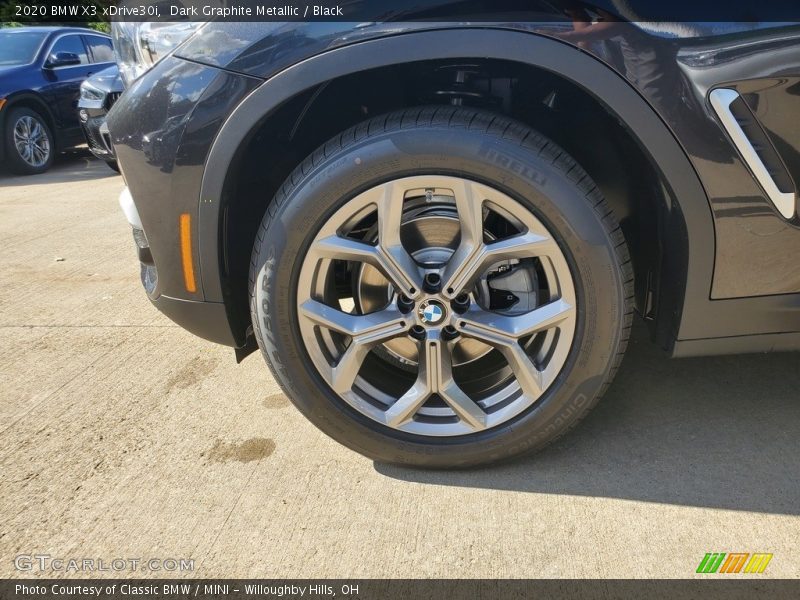 Dark Graphite Metallic / Black 2020 BMW X3 xDrive30i