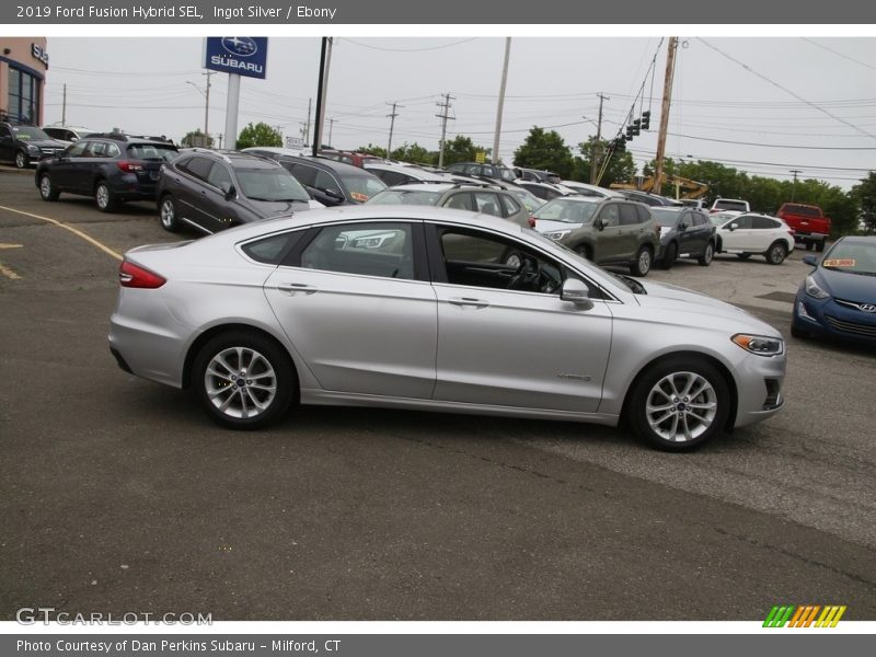 Ingot Silver / Ebony 2019 Ford Fusion Hybrid SEL