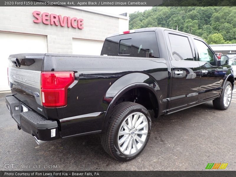 Agate Black / Limited Unique Camelback 2020 Ford F150 Limited SuperCrew 4x4
