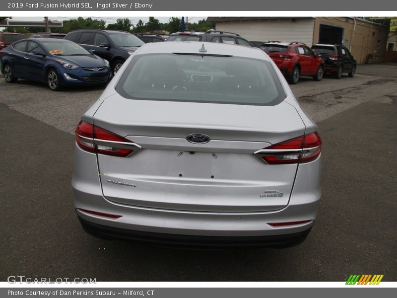 Ingot Silver / Ebony 2019 Ford Fusion Hybrid SEL