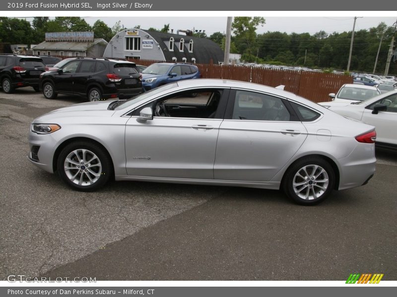 Ingot Silver / Ebony 2019 Ford Fusion Hybrid SEL