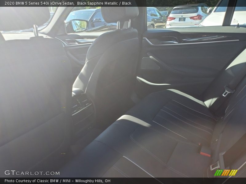 Black Sapphire Metallic / Black 2020 BMW 5 Series 540i xDrive Sedan