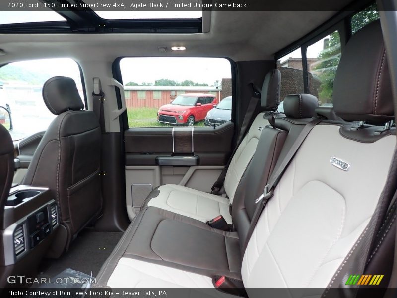 Rear Seat of 2020 F150 Limited SuperCrew 4x4