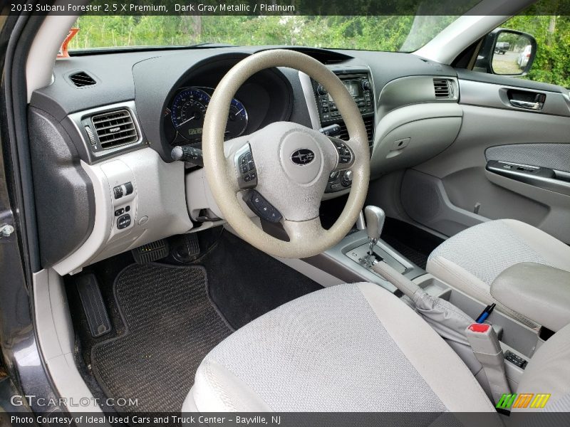 Dark Gray Metallic / Platinum 2013 Subaru Forester 2.5 X Premium