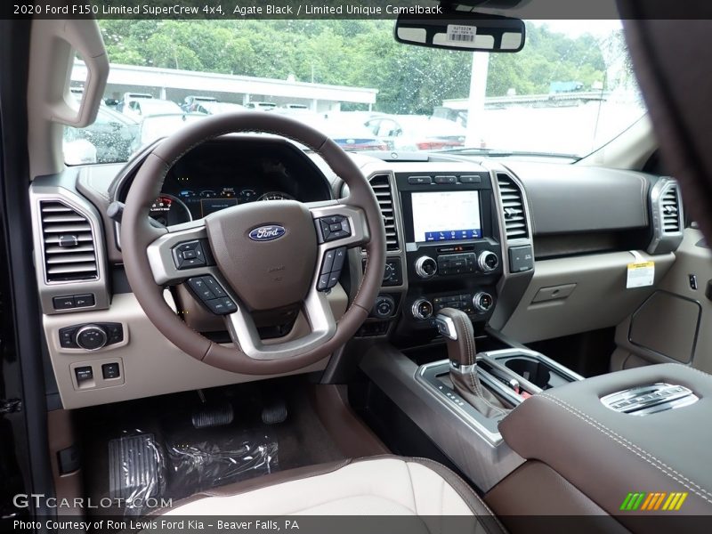 Dashboard of 2020 F150 Limited SuperCrew 4x4