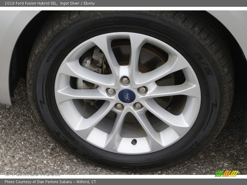 Ingot Silver / Ebony 2019 Ford Fusion Hybrid SEL